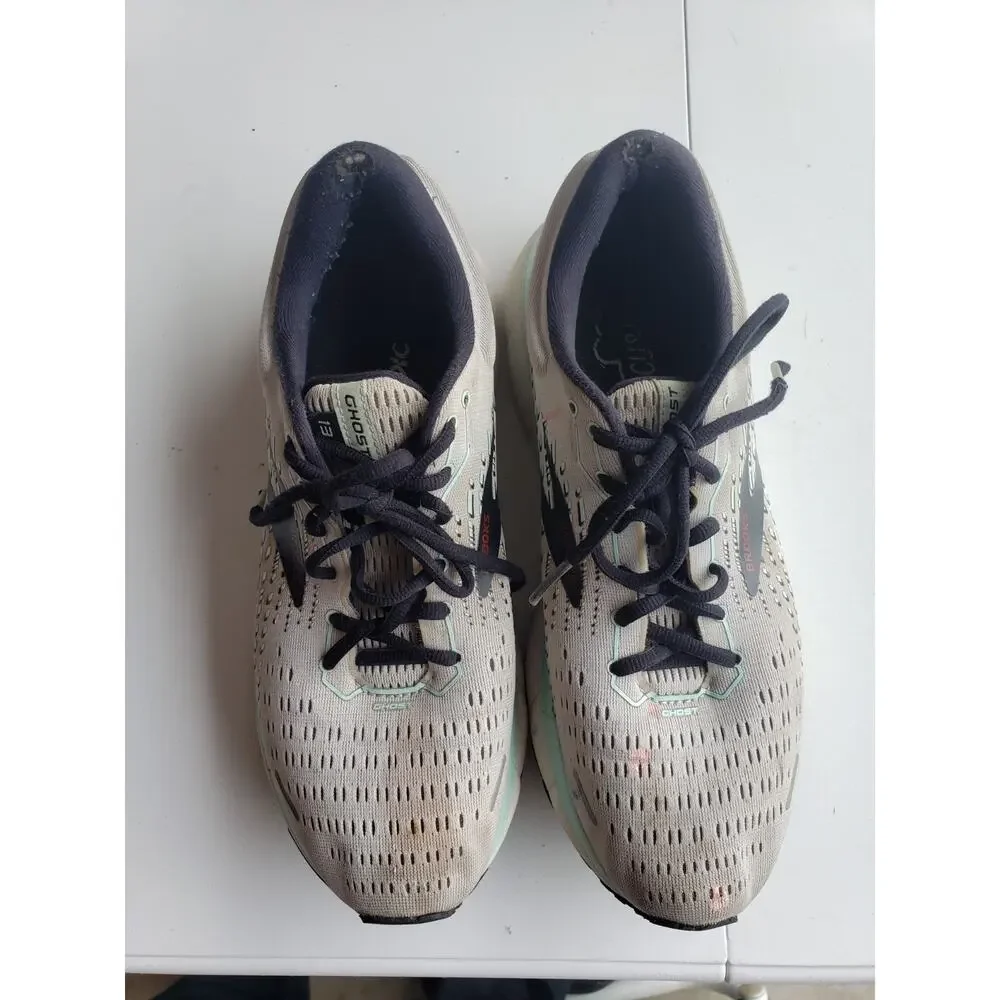 Brooks Glycerin GTS 19 Shoes Size 9.5 Womens Gray Running Marathon 1203441d074
